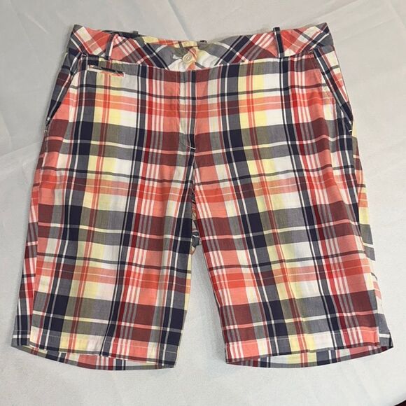 Talbots Pants - Talbots Plaid Shorts - Multicolor Size 8